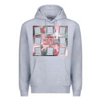 Heather Grey family photo collage Premium Hoodie - MaliasSmallBusiness