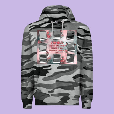 Family Photo Collage Premium Hoodie Designed By Maliassmallbusiness