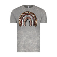 Cloud Rock Cheetah rainbow Vintage Tee - MaliasSmallBusiness