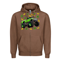 Chestnut Monster truck st patricks day Zipper Hoodie - Neo Western