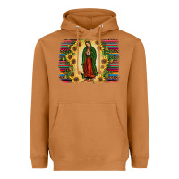 Meerkat serape our lady of guadalupe Heavyweight Hoodie - JahusDesignShop
