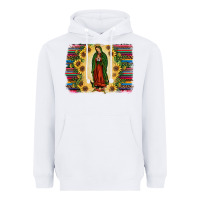 Serape Our Lady Of Guadalupe Heavyweight Hoodie | Teevron