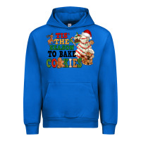 Cobalt Tis' the season to bake cookies Urban Hoodie - NancyCooperArtShop