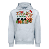 Heather Grey Tis' the season to bake cookies Urban Hoodie - NancyCooperArtShop