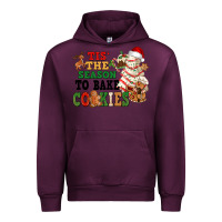 Mauve Wine Tis' the season to bake cookies Urban Hoodie - NancyCooperArtShop