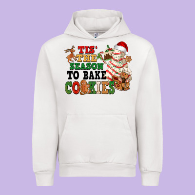 Tis' The Season To Bake Cookies Urban Hoodie Designed By Nancycooperartshop