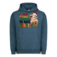 Pigment Midnight Navy Tis' the season to bake cookies Urban Hoodie - NancyCooperArtShop