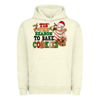 Pigment Pistachio Tis' the season to bake cookies Urban Hoodie - NancyCooperArtShop