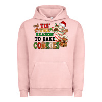 Pigment Salmon Tis' the season to bake cookies Urban Hoodie - NancyCooperArtShop