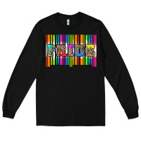 Black pride barcode Long Sleeve Tee - Zillion Design Studio