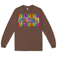 Chestnut pride barcode Long Sleeve Tee - Zillion Design Studio