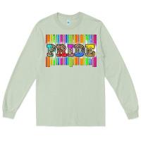 Matcha pride barcode Long Sleeve Tee - Zillion Design Studio