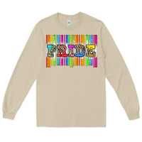 Mushroom pride barcode Long Sleeve Tee - Zillion Design Studio