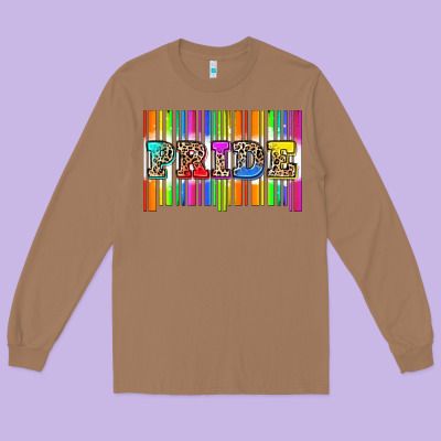 Pride Barcode Long Sleeve Tee Designed By Zillion Design Studio