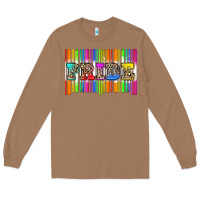 Toasted Coconut pride barcode Long Sleeve Tee - Zillion Design Studio