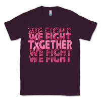 Plum Together We Fight Classic Tee - texasbilliewilder