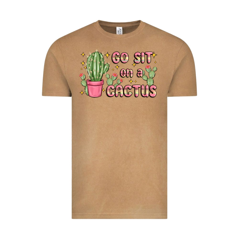 Go Sit On A Cactus Vintage Tee by MaliasSmallBusiness | Teevron