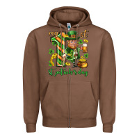 Chestnut My 1 st st. patricks day Zipper Hoodie - Neo Western