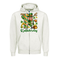Oatmeal Heather My 1 st st. patricks day Zipper Hoodie - Neo Western