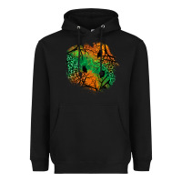 Black halloween patch  2 Heavyweight Hoodie - BundleAndBundleShop