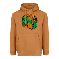 Meerkat halloween patch  2 Heavyweight Hoodie - BundleAndBundleShop