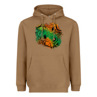 Toasted Coconut halloween patch  2 Heavyweight Hoodie - BundleAndBundleShop