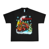 Black christmas polar express believe Urban Heavy Tee - Zillion Design Studio
