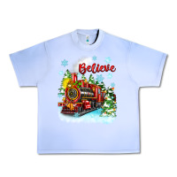 Grape Ice christmas polar express believe Urban Heavy Tee - Zillion Design Studio
