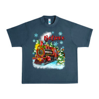 Midnight Navy christmas polar express believe Urban Heavy Tee - Zillion Design Studio