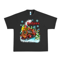 Pigment Black christmas polar express believe Urban Heavy Tee - Zillion Design Studio