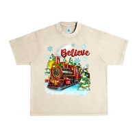 Sandshell christmas polar express believe Urban Heavy Tee - Zillion Design Studio
