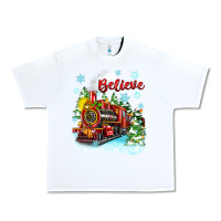 White christmas polar express believe Urban Heavy Tee - Zillion Design Studio