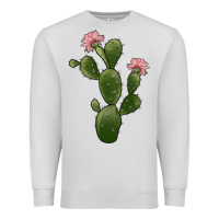 Dove Grey cactus 2 Premium Sweatshirt - JahusDesignShop