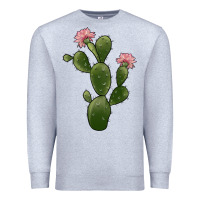 Heather Grey cactus 2 Premium Sweatshirt - JahusDesignShop