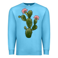 Ocean Blue cactus 2 Premium Sweatshirt - JahusDesignShop