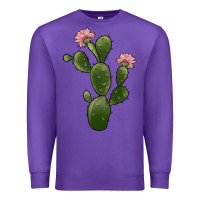 Purple cactus 2 Premium Sweatshirt - JahusDesignShop