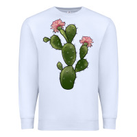 White cactus 2 Premium Sweatshirt - JahusDesignShop