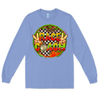 Colony Blue race coach  with leopard and peace hand Long Sleeve Tee - AdoDesignShop