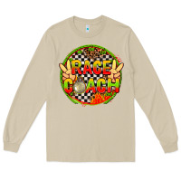 Mushroom race coach  with leopard and peace hand Long Sleeve Tee - AdoDesignShop
