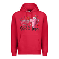 Cardinal sips & trips target inspired stanley Premium Hoodie - MaliasSmallBusiness