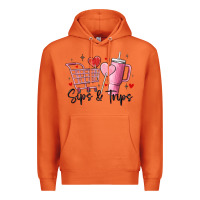 Carrot sips & trips target inspired stanley Premium Hoodie - MaliasSmallBusiness