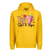 Lemon sips & trips target inspired stanley Premium Hoodie - MaliasSmallBusiness