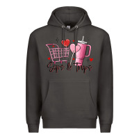 Smoke sips & trips target inspired stanley Premium Hoodie - MaliasSmallBusiness