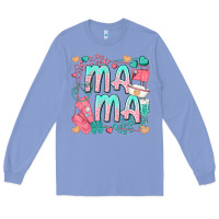 Colony Blue mama nurse Long Sleeve Tee - texasbilliewilder