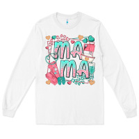 White mama nurse Long Sleeve Tee - texasbilliewilder