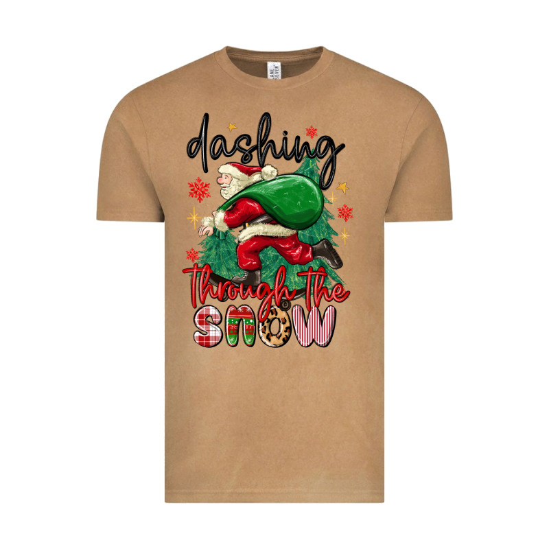 Dashing Through The Snow Vintage Tee by MaliasSmallBusiness | Teevron