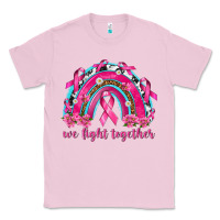 Bubblegum Pink We Fight Together Rainbow Classic Tee - texasbilliewilder