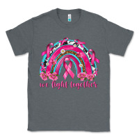 Charcoal Heather We Fight Together Rainbow Classic Tee - texasbilliewilder