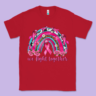 We Fight Together Rainbow Classic Tee Designed By Texasbilliewilder