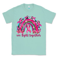 Seafoam We Fight Together Rainbow Classic Tee - texasbilliewilder